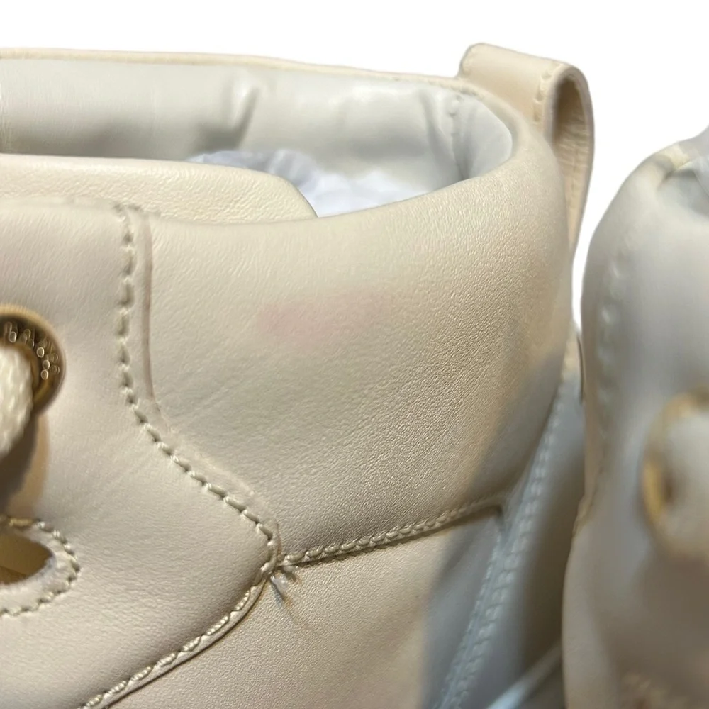 Bally Meson Striped Mid-Top Sneakers-Bone - Picture 5 of 16